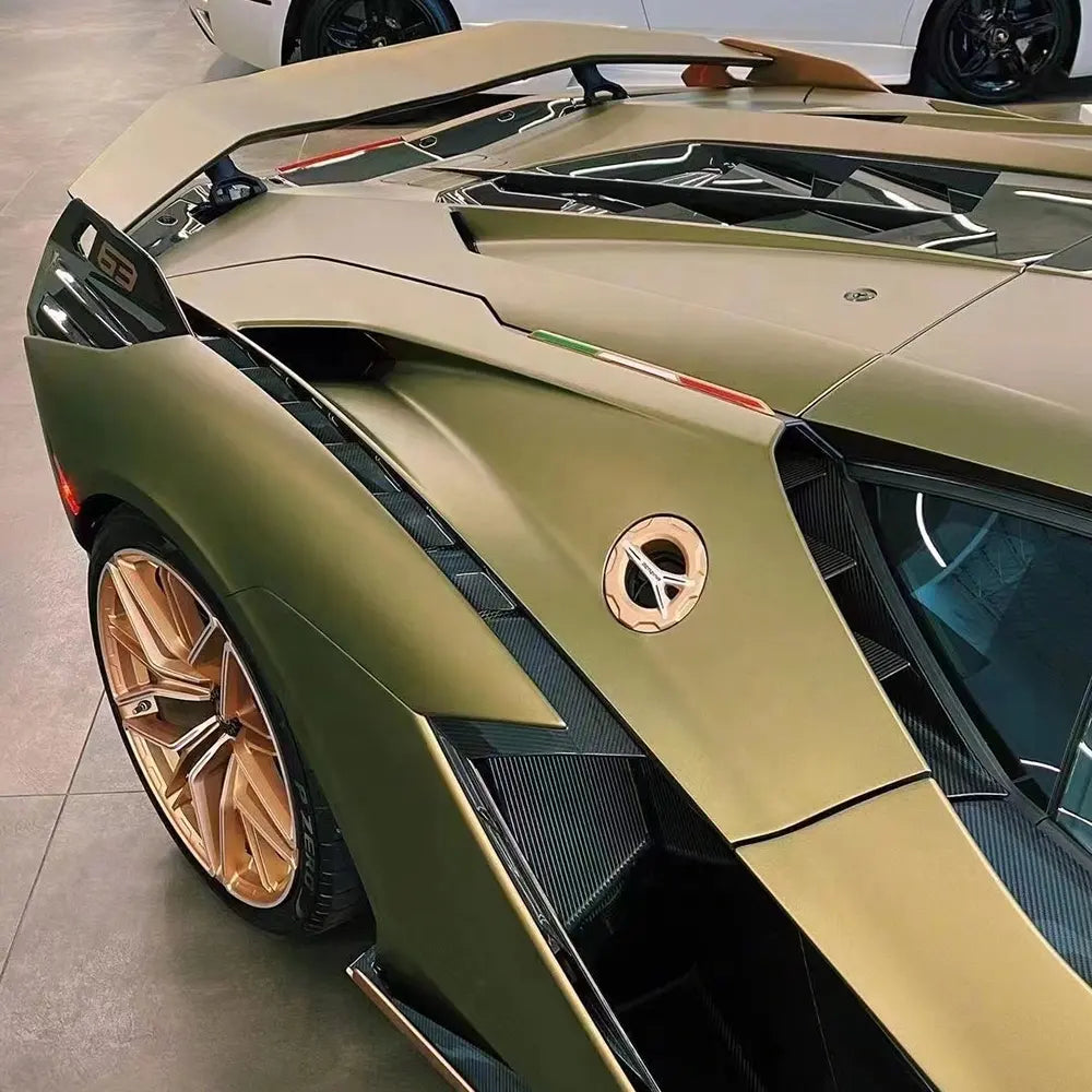 Matte Chrome Olive Green